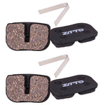 2 Paare ZTTO Fahrrad Scheibenbremsbeläge Mountainbike Halbmetallische Harz-Bremsbeläge, MS-01B, MS-01D, MS-01E, MS-01F, MS-02A, MS-02B, MS-02D, MS-02F, MS-03F, MS-04B, MS-05B, MS-05C, MS-07B, MS-07C, MS-07C mit Loch, MS-08A, MS-08B, MS-11A, MS-11C, MS-11D