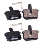 2 Paare ZTTO Fahrrad Scheibenbremsbeläge Mountainbike Halbmetallische Harz-Bremsbeläge, MS-01B, MS-01D, MS-01E, MS-01F, MS-02A, MS-02B, MS-02D, MS-02F, MS-03F, MS-04B, MS-05B, MS-05C, MS-07B, MS-07C, MS-07C mit Loch, MS-08A, MS-08B, MS-11A, MS-11C, MS-11D