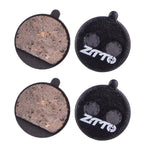 2 Paare ZTTO Fahrrad Scheibenbremsbeläge Mountainbike Halbmetallische Harz-Bremsbeläge, MS-01B, MS-01D, MS-01E, MS-01F, MS-02A, MS-02B, MS-02D, MS-02F, MS-03F, MS-04B, MS-05B, MS-05C, MS-07B, MS-07C, MS-07C mit Loch, MS-08A, MS-08B, MS-11A, MS-11C, MS-11D