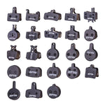 2 Paare ZTTO Fahrrad Scheibenbremsbeläge Mountainbike Halbmetallische Harz-Bremsbeläge, MS-01B, MS-01D, MS-01E, MS-01F, MS-02A, MS-02B, MS-02D, MS-02F, MS-03F, MS-04B, MS-05B, MS-05C, MS-07B, MS-07C, MS-07C mit Loch, MS-08A, MS-08B, MS-11A, MS-11C, MS-11D