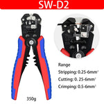 D2 Automatische Multifunktionale Crimp- und Abisolierzange Tragbares Elektriker-Drahtwerkzeug