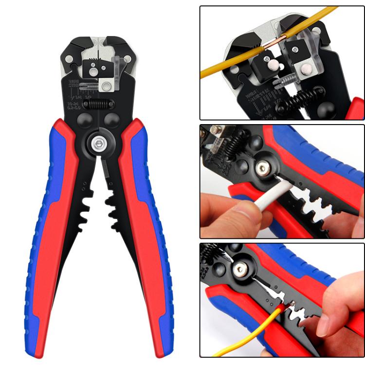 D2 Automatische Multifunktionale Crimp- und Abisolierzange Tragbares Elektriker-Drahtwerkzeug