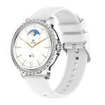 Bluetooth-Telefonie KI-Sprachassistent Wasserdichte Sport-Smartwatch, schwarzes Silikonarmband, gold-rosa Silikonarmband, silber-graues Silikonarmband, gold-raues Stahlarmband + rosa Silikonarmband, silber-raues Stahlarmband + graues Silikonarmband...