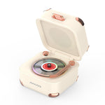 AVWOO A17 Mini Farbenfrohes Licht Retro Grammophon Bluetooth Lautsprecher