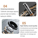 AVWOO A17 Mini Farbenfrohes Licht Retro Grammophon Bluetooth Lautsprecher