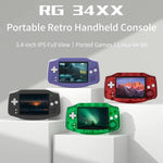 ANBERNIC RG 34XX Handheld-Spielkonsole, klassischer Retro-Videospieler mit WLAN, Standard 32 GB (ohne Spiel), Standard + 64 GB, Standard + 128 GB, Standard + 256 GB