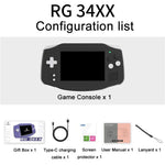 ANBERNIC RG 34XX Handheld-Spielkonsole, klassischer Retro-Videospieler mit WLAN, Standard 32 GB (ohne Spiel), Standard + 64 GB, Standard + 128 GB, Standard + 256 GB