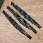 Stilvolles minimalistisches handgefertigtes geflochtenes Lederarmband für Herren mit Magnetverschluss