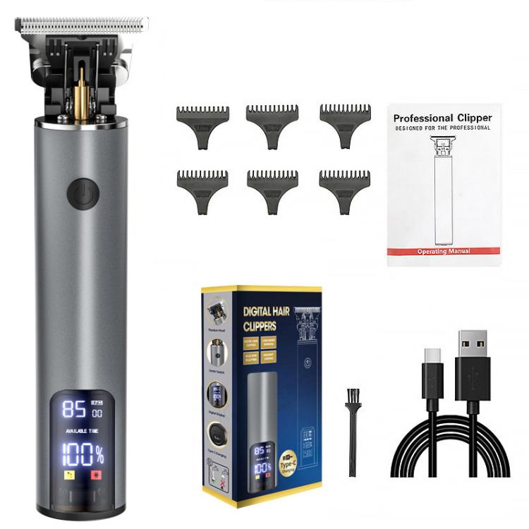 Wiederaufladbares Haarschneide-Set Haarschneider für Herren - Null-Klinge Trimmer für Vintage-Ölkopf- & Glatzkopf-Frisuren