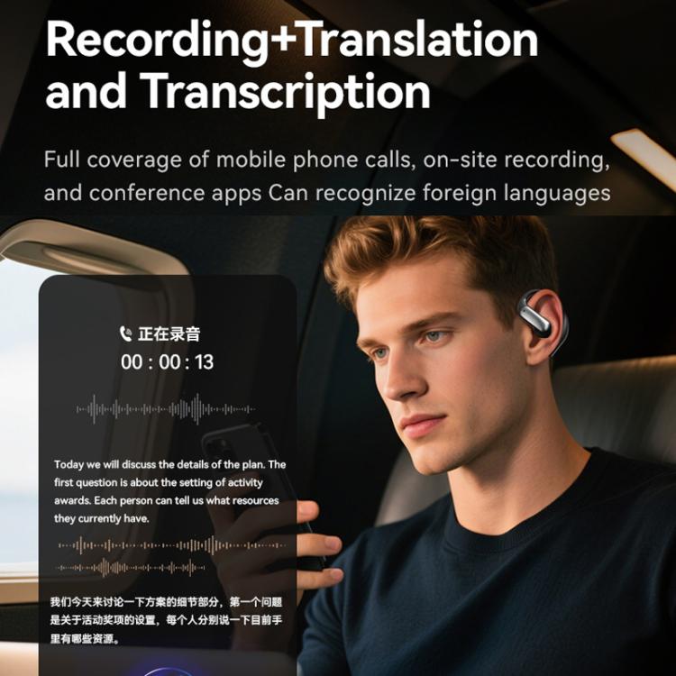 M127 AI Smart-Übersetzungs-Bluetooth-Kopfhörer