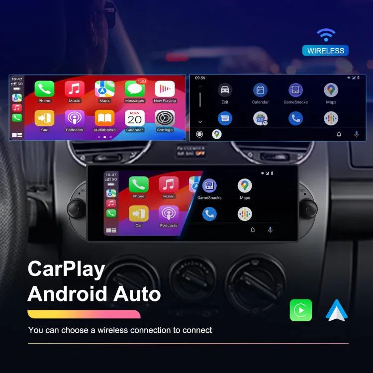 Für Volkswagen Beetle 2002–2010 6,86 Zoll 2+64G Horizontaler Bildschirm Android Auto-Player, Standard, Standard+AHD+Mikrofon