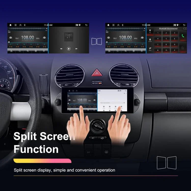 Für Volkswagen Beetle 2002–2010 6,86 Zoll 2+64G Horizontaler Bildschirm Android Auto-Player, Standard, Standard+AHD+Mikrofon