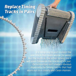 2 Stk. / Pack Antriebsriemen für Dolphin Deluxe 4 5 Poolreiniger 9985006-R2, 9985006-R2