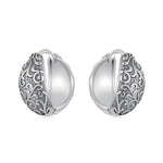 S925 Sterlingsilber Oxidierte Musterohrringe
