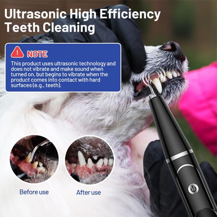 Ultraschall-Zahnreinigungsset für Haustiere, Zahnputzset für Hunde, Zahnsteinentferner, Zahnpflegegerät