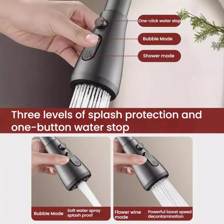 Küchen-Universal-Wasserhahnverlängerung Spülbeckenanschluss Auslauf Schwenkbarer Wasserhahn Spritzschutz