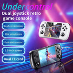 H36S 3,5-Zoll-IPS-HD-Bildschirm Retro-PSP-Spielkonsole Linux-System GBA Handheld-Videospielkonsole, 64 GB, 128 GB