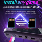 H36S 3,5-Zoll-IPS-HD-Bildschirm Retro-PSP-Spielkonsole Linux-System GBA Handheld-Videospielkonsole, 64 GB, 128 GB