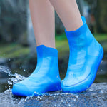 Verdickter, verschleißfester, wasserdichter Silikon-Regenschuhüberzug, S 31-33, M 34-36, L 37-39, XL 40-42, XXL 43-45