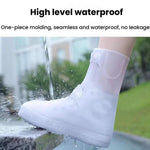 18cm Outdoor Verdickte, Verschleißfeste halbhohe Regenschutz-Schuhüberzüge, M 34-36, L 37-39, XL 40-42, XXL 43-45, XXXL 46-
