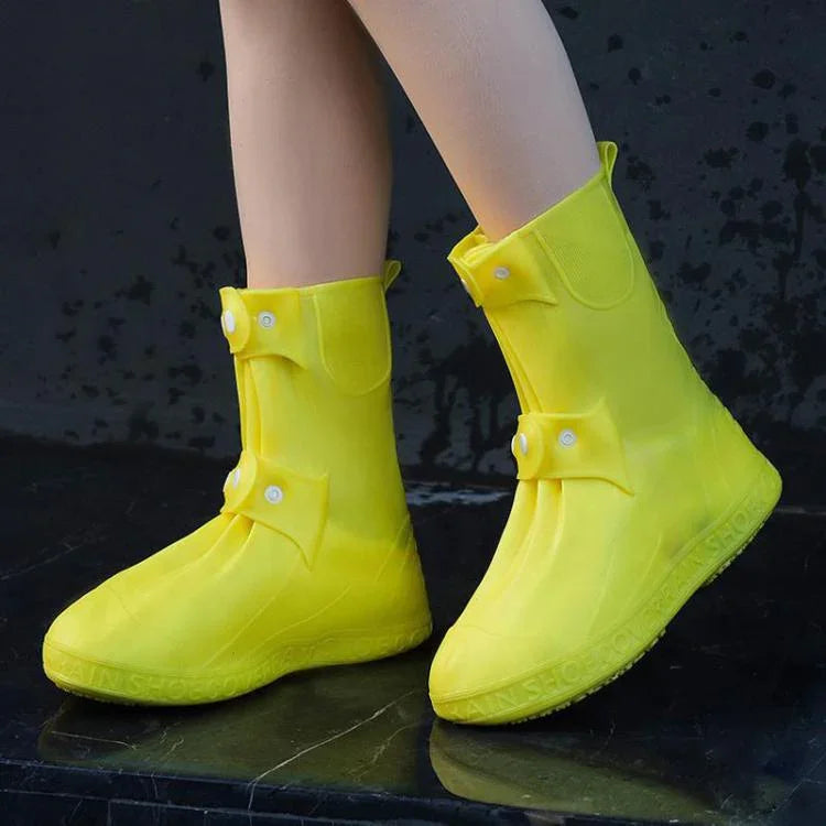 25cm dicke, verschleißfeste Outdoor-Regenstiefelüberzieher mit hohem Schaft, M 34-36, L 37-39, XL 40-42, XXL 43-45, XXXL 45-46