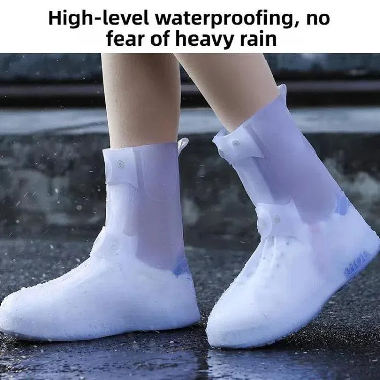 25cm dicke, verschleißfeste Outdoor-Regenstiefelüberzieher mit hohem Schaft, M 34-36, L 37-39, XL 40-42, XXL 43-45, XXXL 45-46