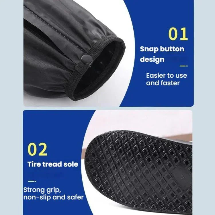 Radfahren Outdoor Dicke Abriebfeste Mittelhohe Regenstiefel, S 36-37, M 38-39, L 40-42, XL 43-45, XXL 46-47