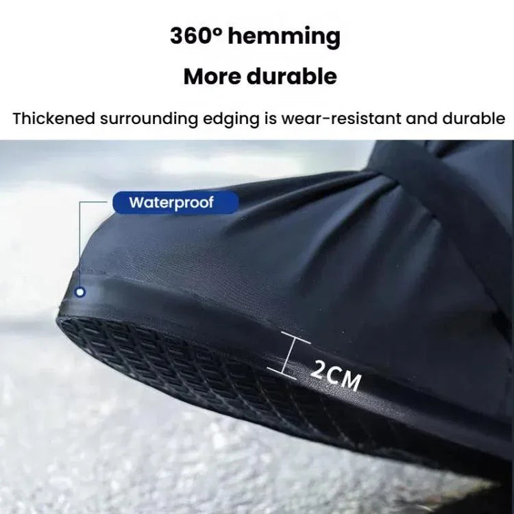 Radfahren Outdoor Dicke Abriebfeste Mittelhohe Regenstiefel, S 36-37, M 38-39, L 40-42, XL 43-45, XXL 46-47