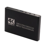 USB 3.0 HD Video-Capture-Karte 4K Kamera Computer Spiel Live-Aufnahmebox