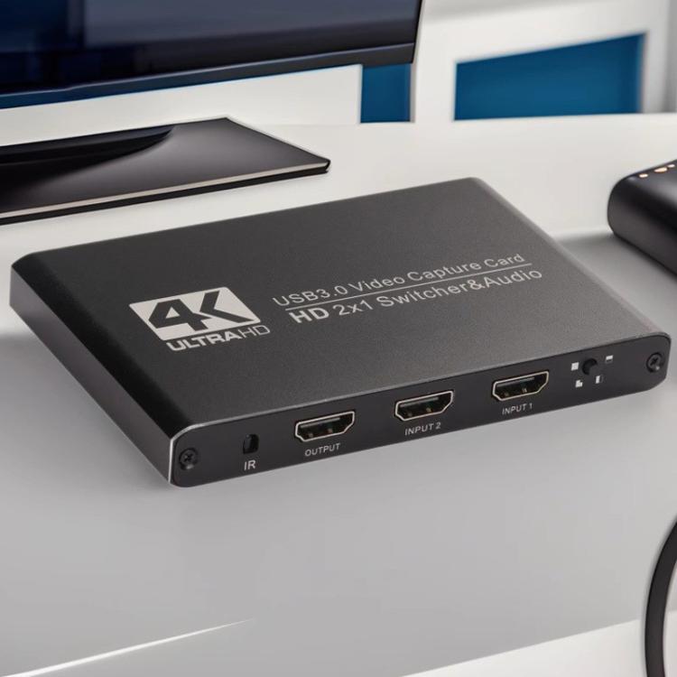 USB 3.0 HD Video-Capture-Karte 4K Kamera Computer Spiel Live-Aufnahmebox