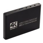 USB 3.0 HD Video-Capture-Karte 4K Kamera Computer Spiel Live-Aufnahmebox