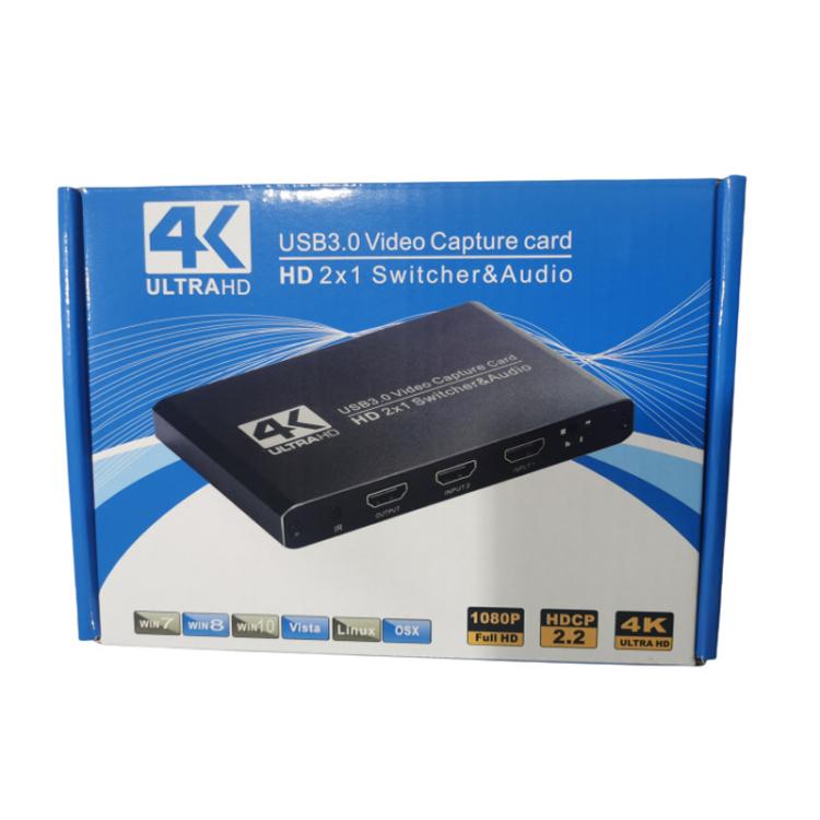 USB 3.0 HD Video-Capture-Karte 4K Kamera Computer Spiel Live-Aufnahmebox