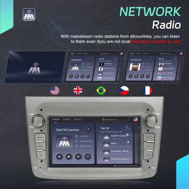 Für Alfa Romeo MITO 2008-2016 7 Zoll Horizontalbildschirm Android 15 Carplay Car Center Control Integrierte Maschine, 4+64G, 2+64G