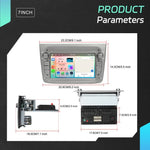 Für Alfa Romeo MITO 2008-2016 7 Zoll Horizontalbildschirm Android 15 Carplay Car Center Control Integrierte Maschine, 4+64G, 2+64G