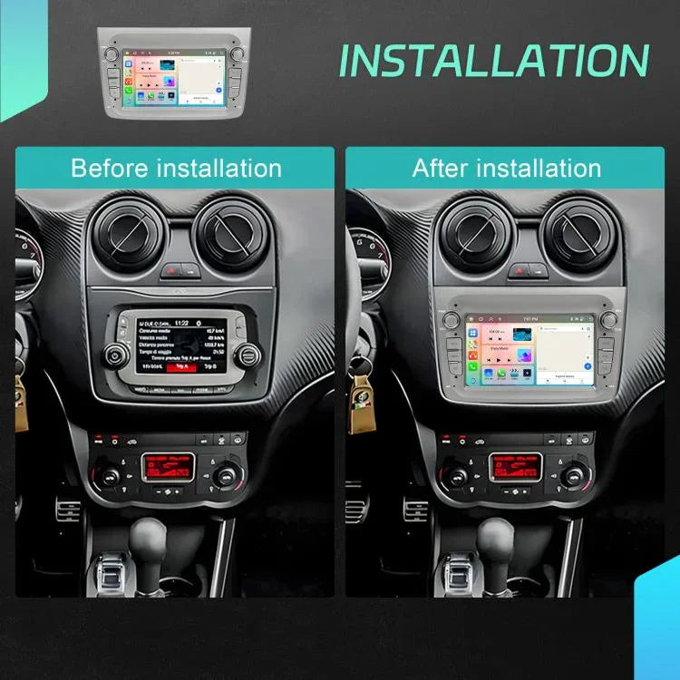 Für Alfa Romeo MITO 2008-2016 7 Zoll Horizontalbildschirm Android 15 Carplay Car Center Control Integrierte Maschine, 4+64G, 2+64G