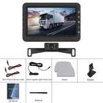 4,3-Zoll digitales drahtloses HD 1-zu-1 Rückfahrdisplay Autozentrale Steuerung All-in-One-Maschine, mit langem Nummernschildhalter Nordamerika, mit kurzem Nummernschildhalter Europa