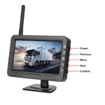 4,3-Zoll digitales drahtloses HD 1-zu-1 Rückfahrdisplay Autozentrale Steuerung All-in-One-Maschine, mit langem Nummernschildhalter Nordamerika, mit kurzem Nummernschildhalter Europa