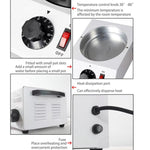 Dessert Making Doppelzylinder-Schokoladen-Schmelzmaschine, US-Stecker, UK-Stecker, EU-Stecker