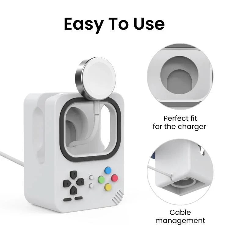 AhaStyle DD05 Silikon-Mini-Ladestation für Apple Watch, ohne Ladegerät