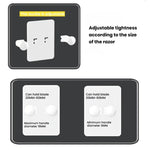 3 Stück / Packung Wandmontierter Rasierer-Organizer ohne Bohren für Hand- und Sicherheitsrasierer