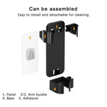 Badezimmer Wandmontierter Lockenstab-Organizer mit verstellbaren Klammern und integriertem Kabelhalter
