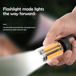Wiederaufladbare Campinglaterne & Taschenlampe mit zwei Lichtquellen, warm/weißes tragbares Außenlicht, 8 Wolframfäden, 4 Wolframfäden
