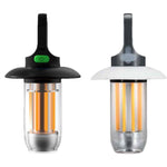 Wiederaufladbare Campinglaterne & Taschenlampe mit zwei Lichtquellen, warm/weißes tragbares Außenlicht, 8 Wolframfäden, 4 Wolframfäden