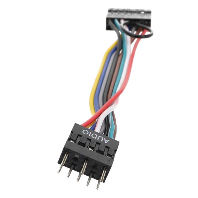 Für Lenovo Mainboards im ATX-Gehäuse Front 13 Löcher zu 9-Pin Kabel, 13 Löcher zu 9-Pin