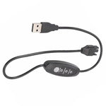 USB zu kleinem 4-Pin Booster-Kabel einstellbare Geschwindigkeit USB zu 12V Gehäuselüfter-Kabel, 50cm, 98cm