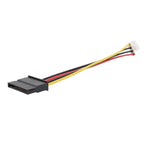 DVR Stromkabel 4P zu SATA 15P HDD Kabel, 4P zu SATA 15P