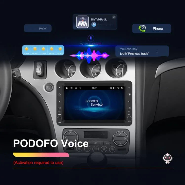 Für Alfa Romeo 159 7 Zoll Horizontalbildschirm Carplay Auto Navigations-Zentralsteuerung integriertes Gerät, 2+64G, 4+64G
