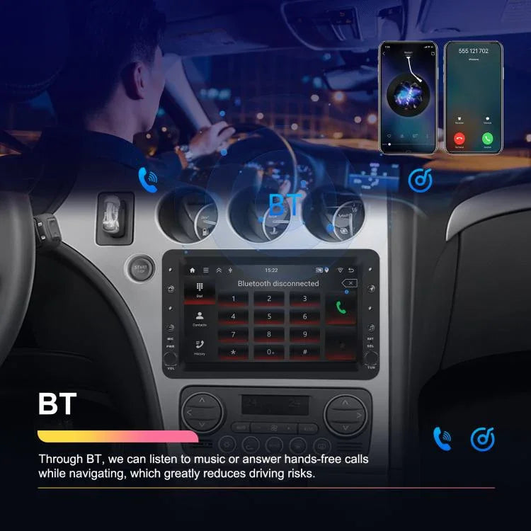 Für Alfa Romeo 159 7 Zoll Horizontalbildschirm Carplay Auto Navigations-Zentralsteuerung integriertes Gerät, 2+64G, 4+64G