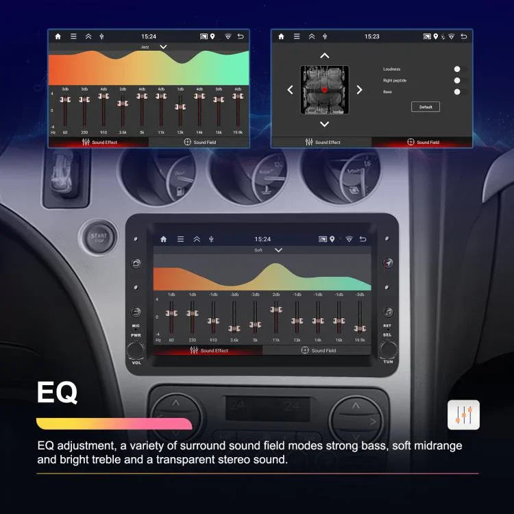 Für Alfa Romeo 159 7 Zoll Horizontalbildschirm Carplay Auto Navigations-Zentralsteuerung integriertes Gerät, 2+64G, 4+64G
