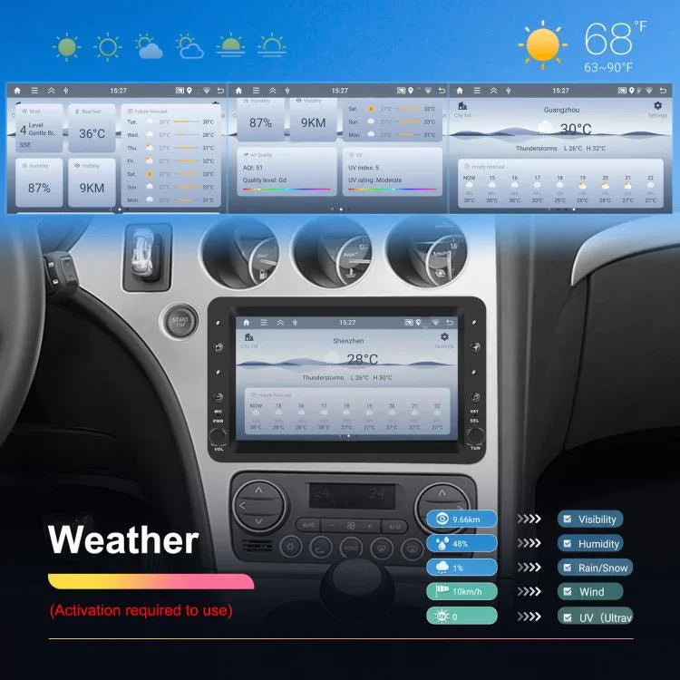 Für Alfa Romeo 159 7 Zoll Horizontalbildschirm Carplay Auto Navigations-Zentralsteuerung integriertes Gerät, 2+64G, 4+64G